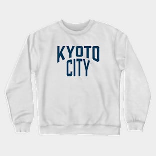 KYOTO CITY_NVY Crewneck Sweatshirt